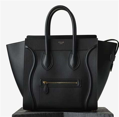 celine micro luggage handbag size|celine mini luggage tote bag.